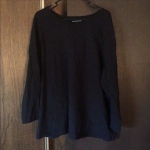 Long sleeve plus size T-shirt